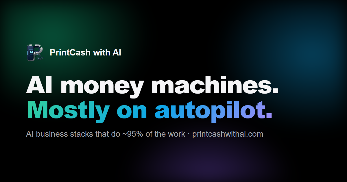 AI Side Hustle with Proof: Real Income Reports · PrintCash with AI